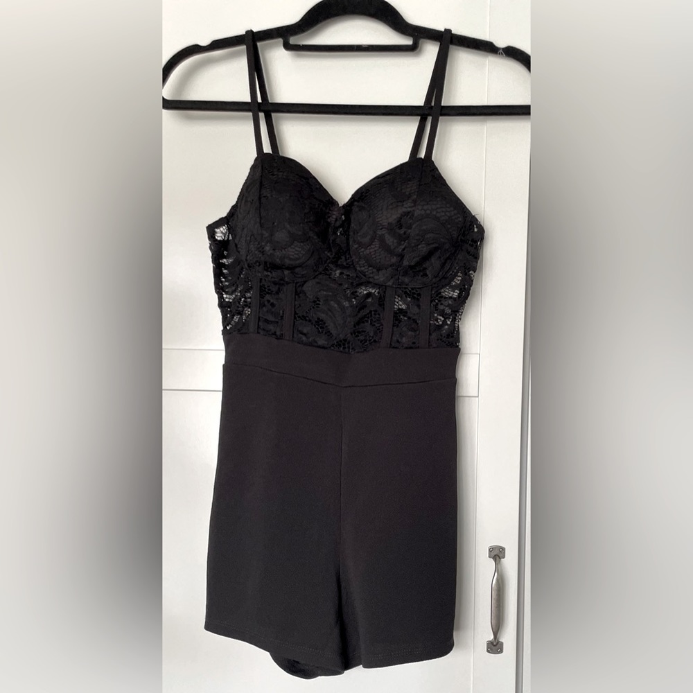 Almost Famous Black Romper.